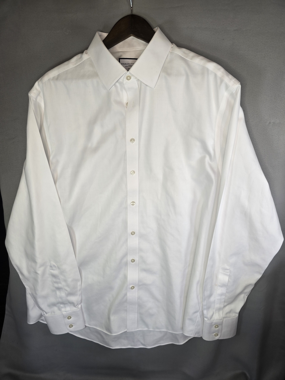 Charles Tyrwhitt White Men's Dress Shirt